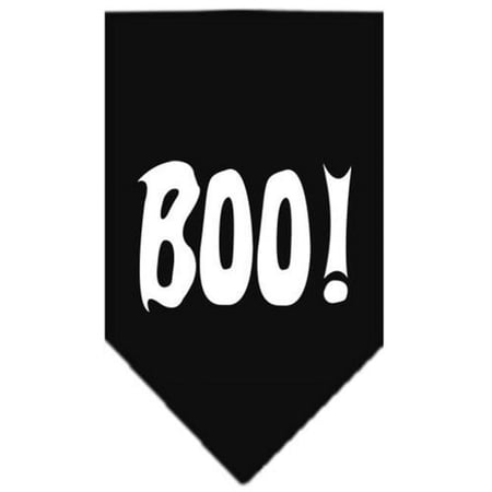 Mirage Pet Products Boo! Screen Print Bandana Black Small