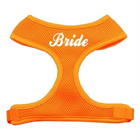 Mirage Pet Products Bride Screen Print Soft Mesh Harness Orange Large