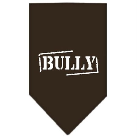 Mirage Pet Products Bully Screen Print Bandana Cocoa Large