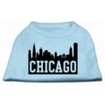 thumbnail image 1 of Mirage Pet Products  Chicago Skyline Screen Print Shirt Baby Blue XS - 8, 1 of 1