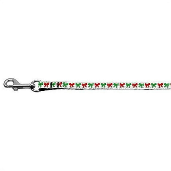 Mirage Pet Products Christmas Bows Nylon Ribbon Leash