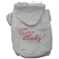 thumbnail image 1 of Mirage Pet Products  Ciao Baby Hoodies Grey L - 14, 1 of 1