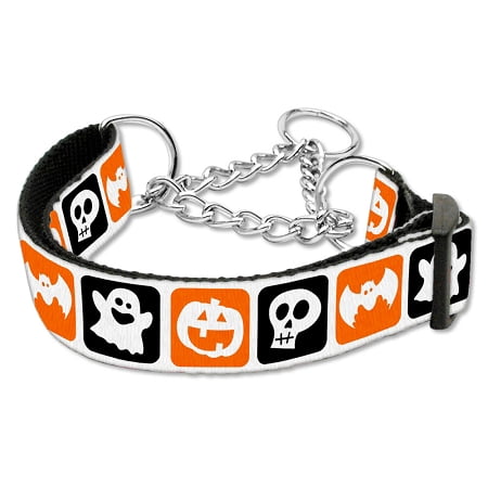 Classic Halloween Nylon Ribbon Collar Martingale Medium