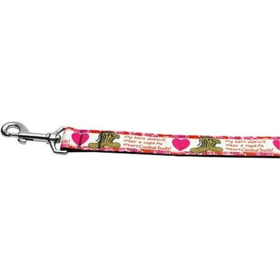 Mirage Pet Products Combat Boots 1 inch wide 4ft long Leash