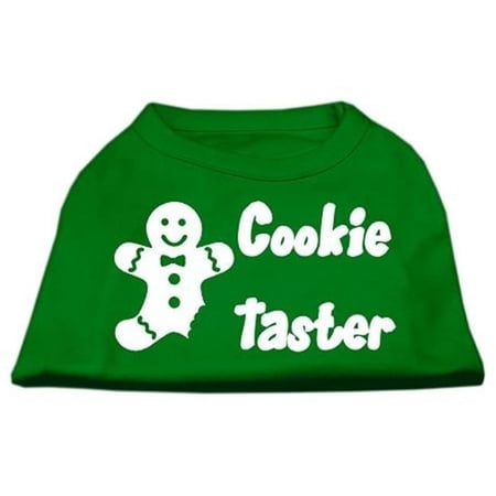 Mirage Pet Products Cookie Taster Screen Print Shirts - Emerald Green - Sm - 10