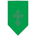thumbnail image 1 of Mirage Pet Products  Cross Rhinestone Bandana Emerald Green Small, 1 of 1