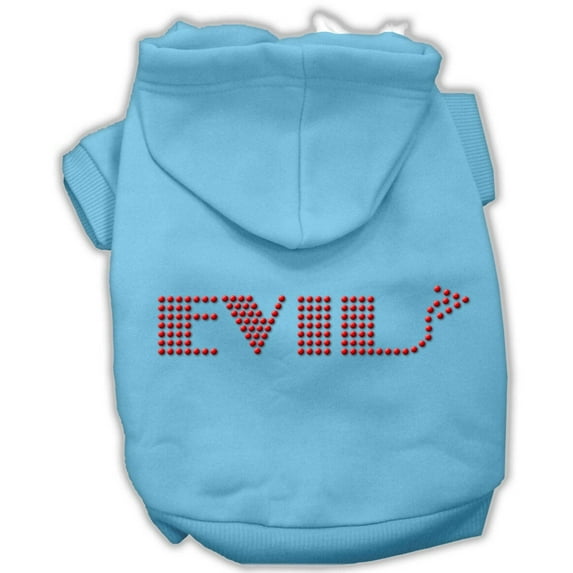 Pet, Dog Cat Hoodie Rhinestone, "Evil"