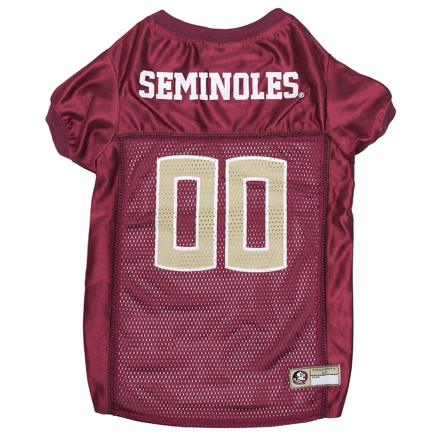 Pets First NCAA Florida State Seminoles Mesh Jersey for Dogs and Cats,  Licensed, Extra Small 