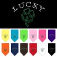 thumbnail image 1 of Pet and Dog Bandana Rhinestone, "Four Leaf Clover", 1 of 10