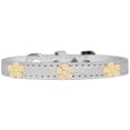 thumbnail image 1 of Dog, Puppy  Pet Designer Croc Widget Collar, "Gold Flowers", 1 of 11