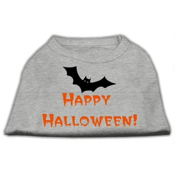 Mirage Pet Products Happy Halloween Screen Print Shirts Grey XL - 16