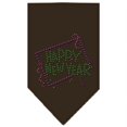 thumbnail image 1 of Mirage Pet Products  Happy New Year Rhinestone Bandana Cocoa Small, 1 of 1