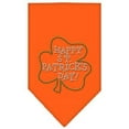 thumbnail image 1 of Mirage Pet Products  Happy St. Patricks Day Rhinestone Bandana Orange Small, 1 of 1