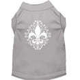 thumbnail image 1 of Pet Dog  Cat Shirt Screen Printed, "Henna Fleur De Lis", 1 of 9