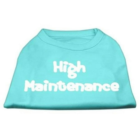 Mirage Pet Products High Maintenance Screen Print Shirts Aqua XXXL- 20