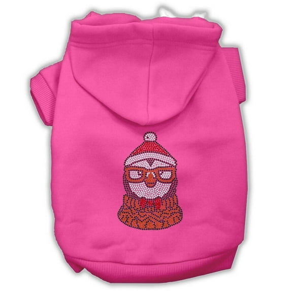 Christmas Pet Dog Cat Hoodie Screen Printed, "Hipster Penguin"