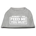 thumbnail image 1 of Mirage Pet Products  Hungry I am Screen Print Shirt Grey Sm - 10, 1 of 1