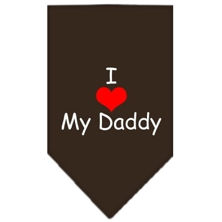 Mirage Pet Products I Heart My Daddy Screen Print Bandana