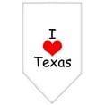 thumbnail image 1 of Mirage Pet Products I Heart Texas Screen Print Bandana, 1 of 3