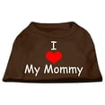 thumbnail image 1 of Mirage Pet Products  I Love My Mommy Screen Print Shirts Brown XXXL - 20, 1 of 1
