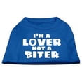 thumbnail image 1 of Mirage Pet Products  Im a Lover not a Biter Screen Printed Dog Shirt Blue Sm - 10, 1 of 1