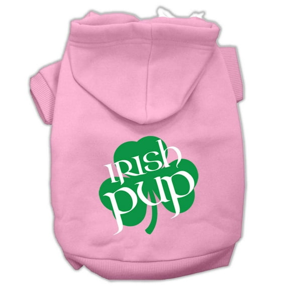 Pet Dog Cat Hoodie Screen Printed, "Irish Pup"