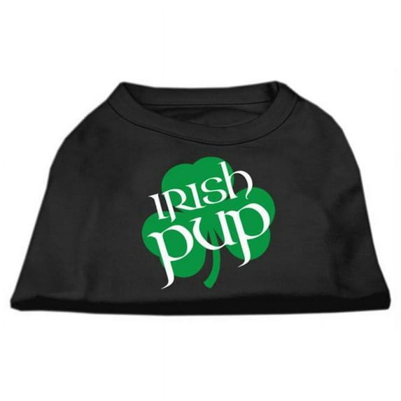 Mirage Pet Products Irish Pup Screen Print Shirt Black Lg - 14