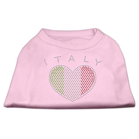 Mirage Pet Products Italy Rhinestone Shirts Light Pink XS - 8