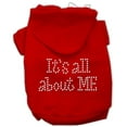 thumbnail image 1 of It"s All About Me Rhinestone Hoodies Red L (14), 1 of 6