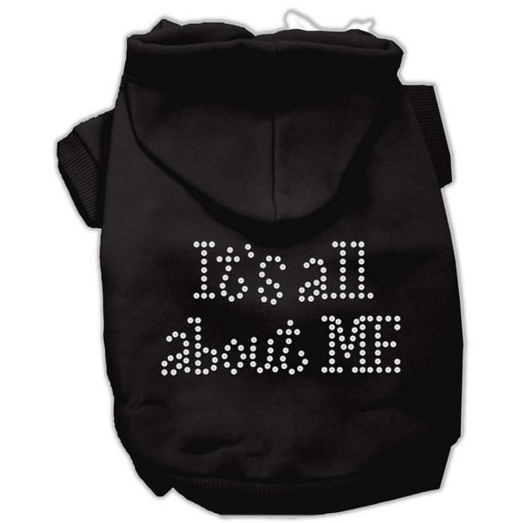 Pet Dog Cat Hoodie Rhinestone, "It's All About Me"