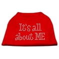 thumbnail image 1 of Mirage Pet Products  Its All About Me Rhinestone Shirts Red XXL - 18, 1 of 1