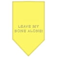 thumbnail image 1 of Mirage Pet Products  Leave My Bone Alone Rhinestone Bandana Yellow Large, 1 of 1
