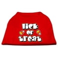 thumbnail image 1 of Mirage Pet Products  Lick Or Treat Screen Print Shirts Red XXXL- 20, 1 of 1