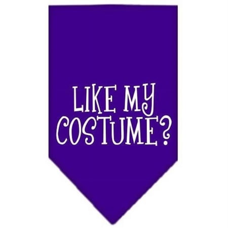 Mirage Pet Products Like my costume Screen Print Bandana Purple Small