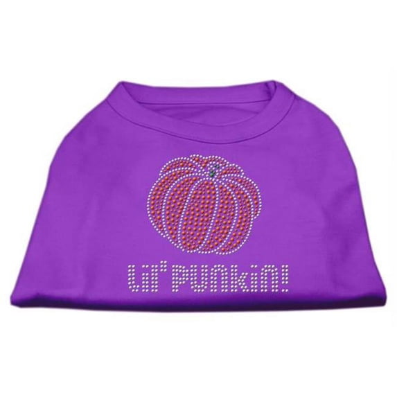 Mirage Pet Products Lil Punkin Rhinestone Shirts Purple XL - 16