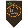 thumbnail image 1 of Mirage Pet Products Lil Punkin Screen Print Bandana, Brown - Large, 1 of 1