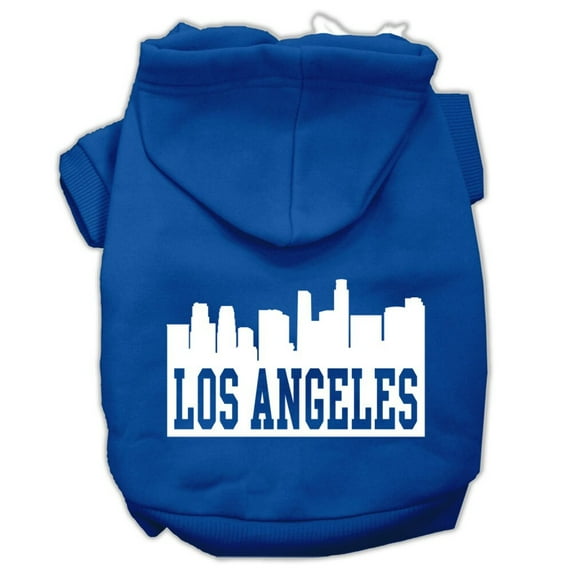 Pet Dog  Cat Hoodie Screen Printed, "Los Angeles Skyline"
