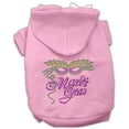 thumbnail image 1 of Mirage Pet Products  Mardi Gras Rhinestud Hoodies Pink XS - 8, 1 of 1