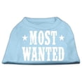thumbnail image 1 of Mirage Pet Products  Most Wanted Screen Print Shirt Baby Blue Sm - 10, 1 of 1