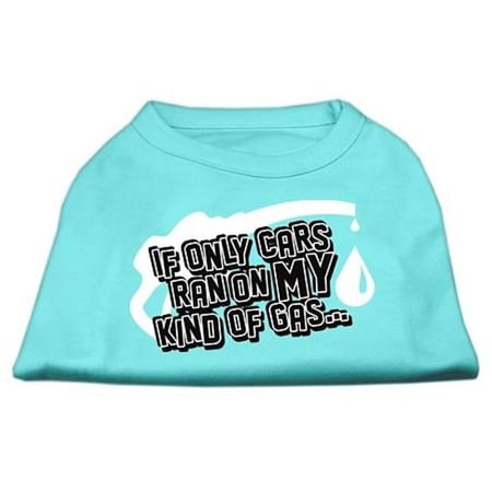 Mirage Pet Products My Kind of Gas Screen Print Shirts Aqua XXXL- 20