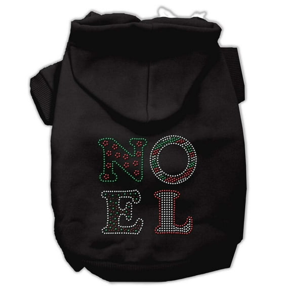 Christmas Pet, Dog Cat Hoodie Rhinestone, "Noel"