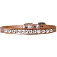 thumbnail image 1 of Dog, Puppy  Pet Designer Croc Collar, "One Row Clear Crystal Rimsets", 1 of 11