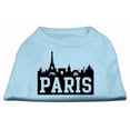 thumbnail image 1 of Mirage Pet Products  Paris Skyline Screen Print Shirt Baby Blue XL - 16, 1 of 1