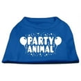thumbnail image 1 of Mirage Pet Products  Party Animal Screen Print Shirt Blue XXL - 18, 1 of 1