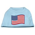 thumbnail image 1 of Mirage Pet Products  Paws and Stripes Screen Print Shirts Baby Blue XL - 16, 1 of 1