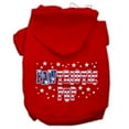 thumbnail image 1 of Pet Dog  Cat Hoodie Screen Printed, "Pawtriotic Pup", 1 of 10