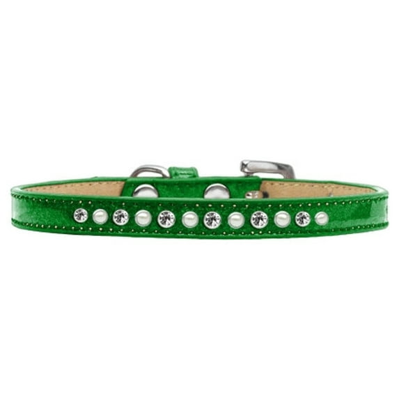 Dog, Puppy and Pet Ice Cream Collar, "Pearl Clear Crystal Rimsets"