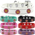 thumbnail image 1 of Dog, Puppy and Pet Widget Fashion Collar, "Pink Daisies", 1 of 8