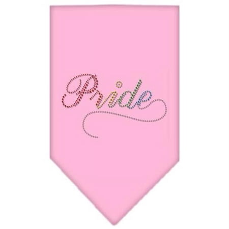 Mirage Pet Products Pride Rhinestone Bandana Light Pink Small