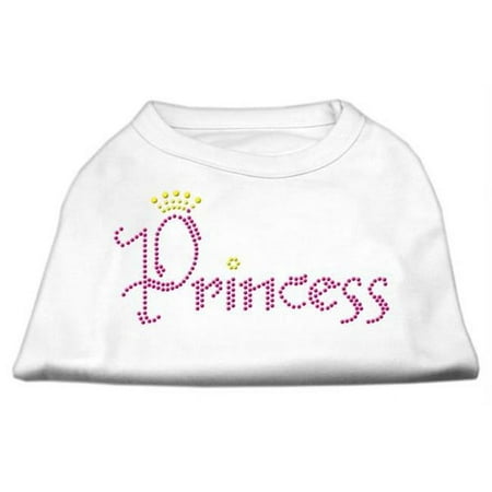 Mirage Pet Products Princess Rhinestone Shirts White S - 10